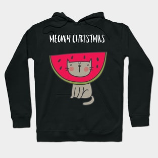 Meowy Christmas Hoodie